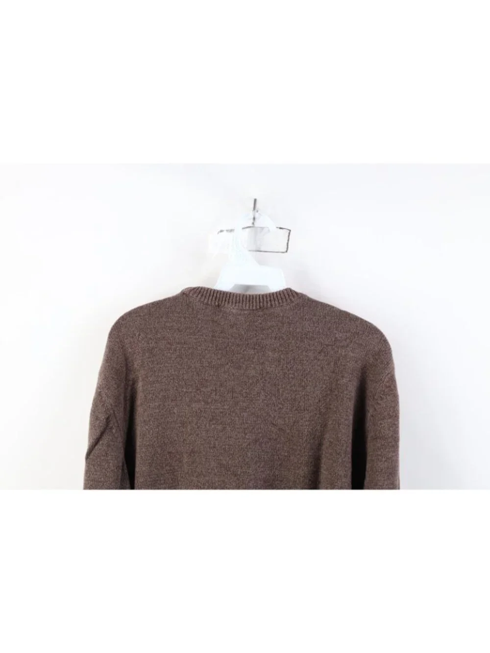 Vintage 90s Streetwear Womens Large Faded Donegal Fisherman Cable Knit Sweater